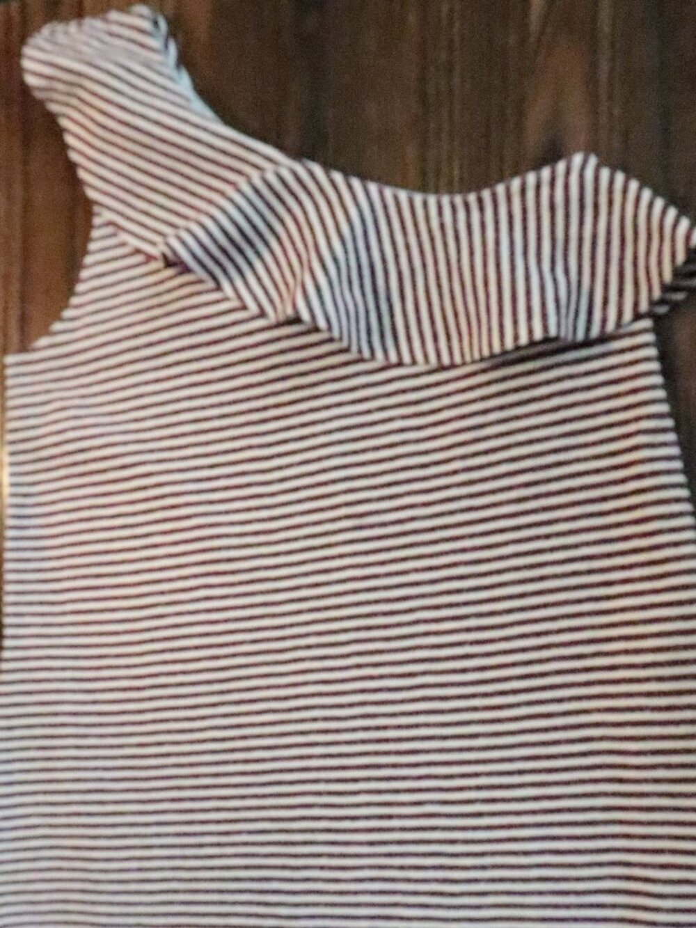 Loft One Shoulder Stripe Dress
